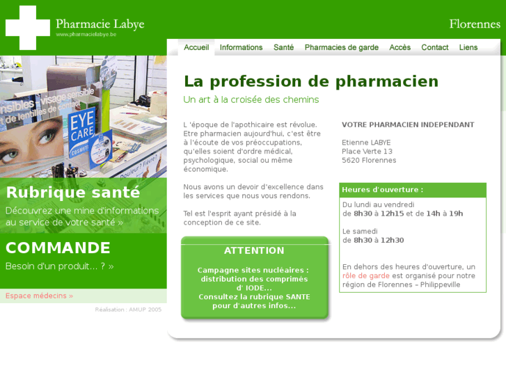 www.pharmacielabye.be