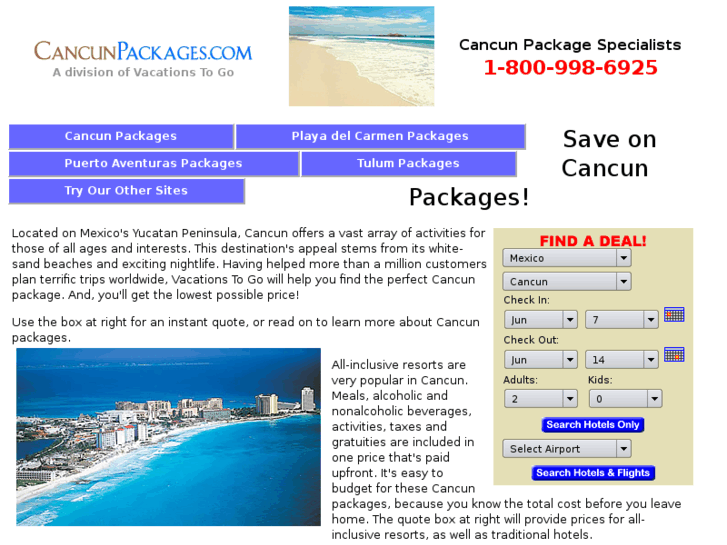 www.cancunpackage.com