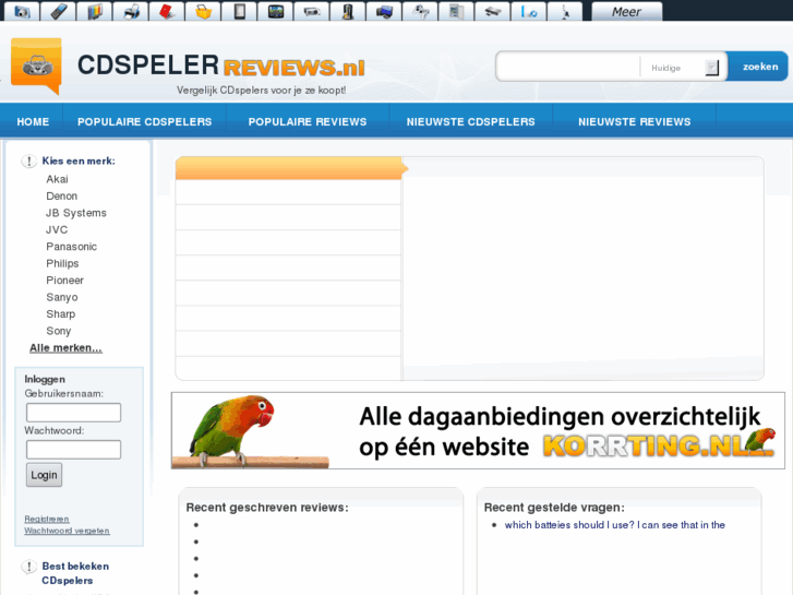 www.cdspelerreviews.nl
