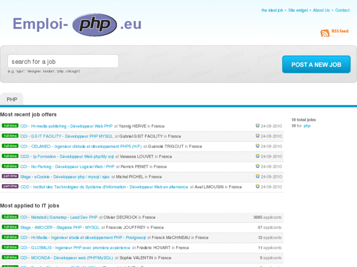 www.emploi-php.eu