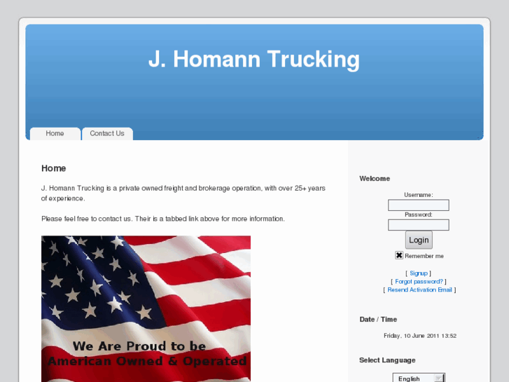 www.jhomanntrucking.com