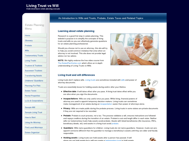 www.livingtrustvswill.com