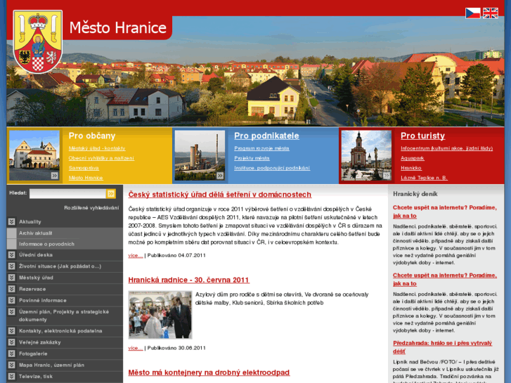 www.mesto-hranice.cz