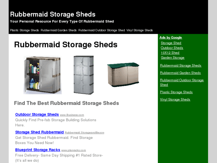 www.rubbermaidstoragesheds.org