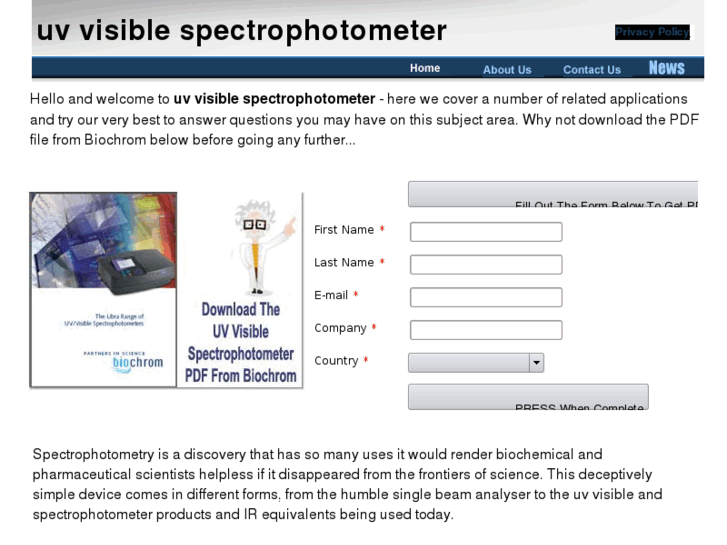 www.uvvisiblespectrophotometer.net