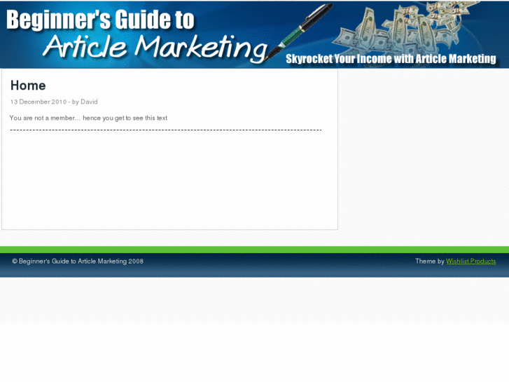 www.beginnersguidetoarticlemarketing.com