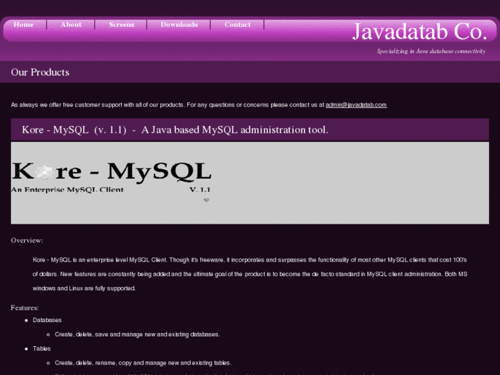 www.javadatab.com