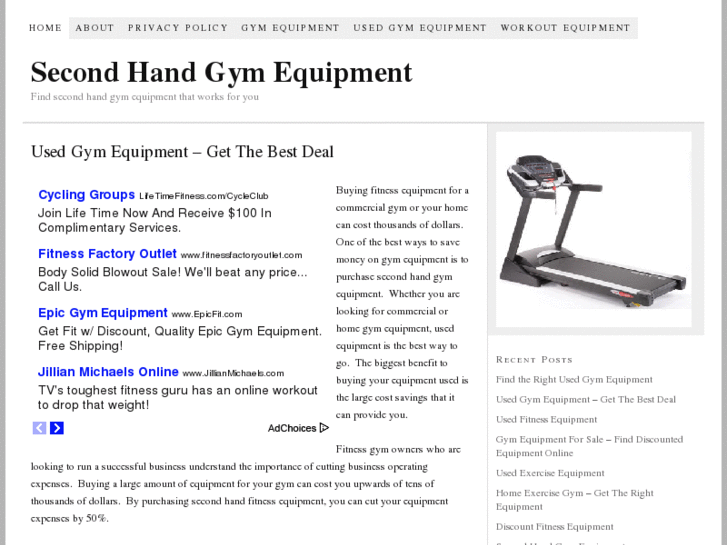 www.secondhandgymequipment.net