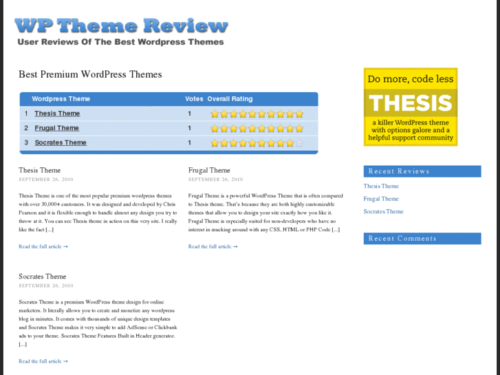 www.wpthemereview.net