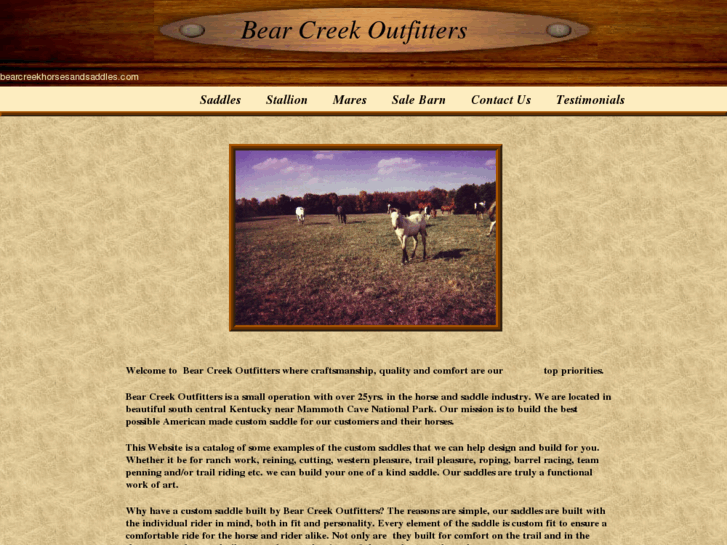 www.bearcreekhorsesandsaddles.com