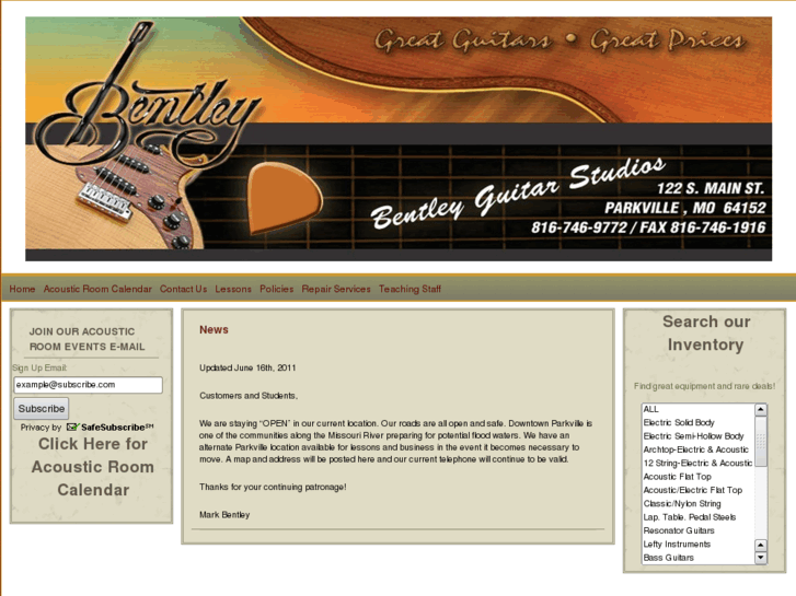 www.bentleyguitars.com