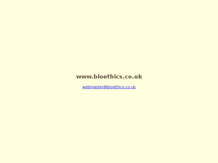 www.bioethics.co.uk