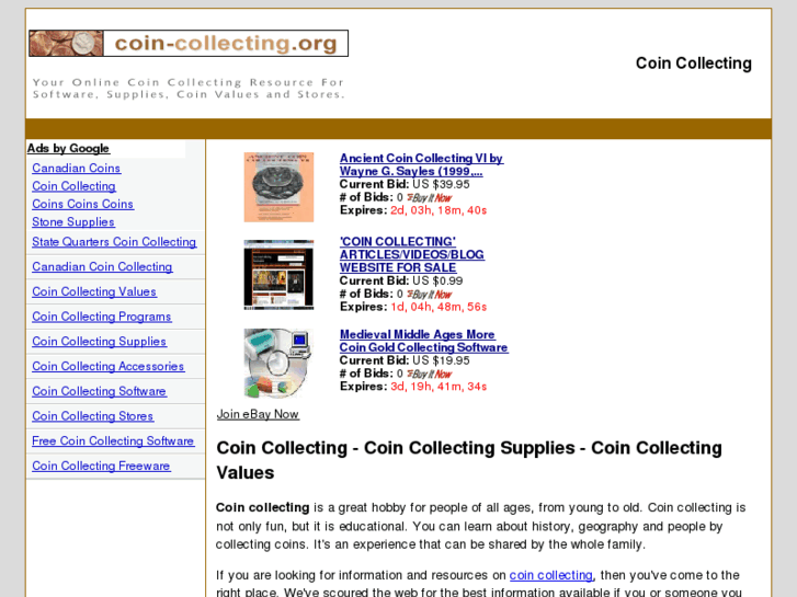 www.coin-collecting.org