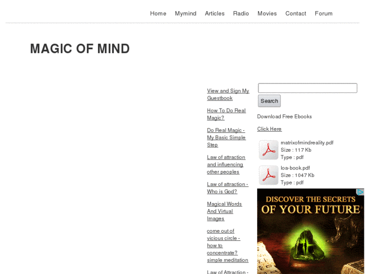 www.magicofmind.com