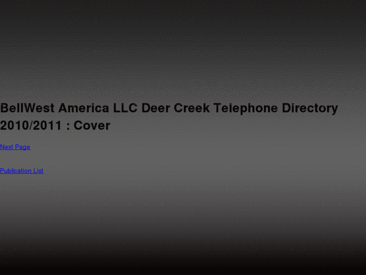 www.deercreekphonebook.com