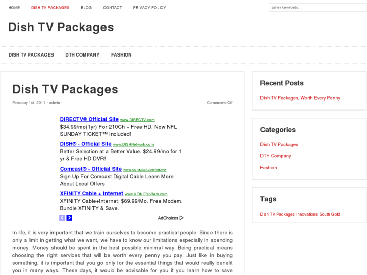 www.dishtvpackages.net