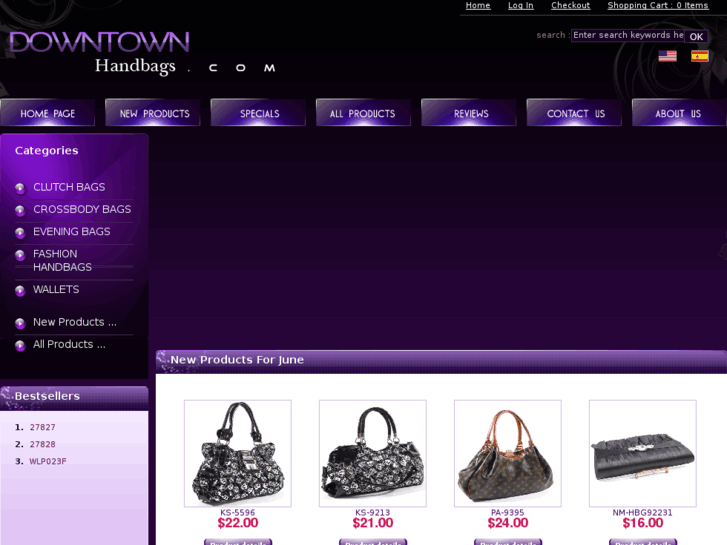 www.downtownhandbag.com