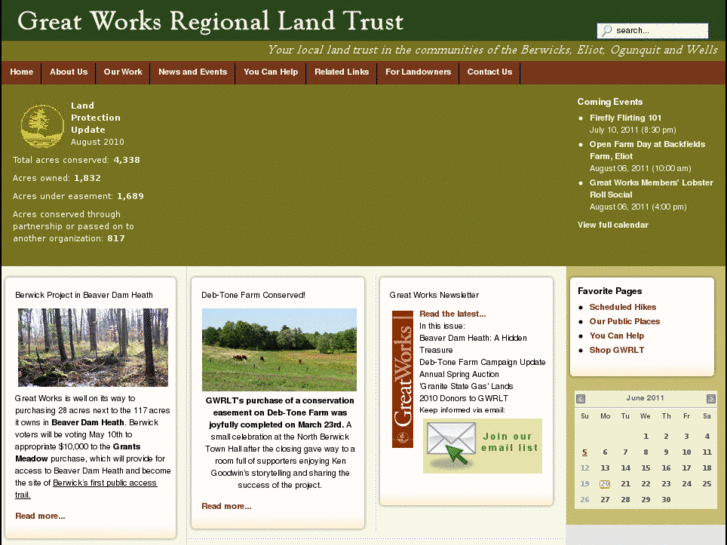 www.greatworkslandtrust.org