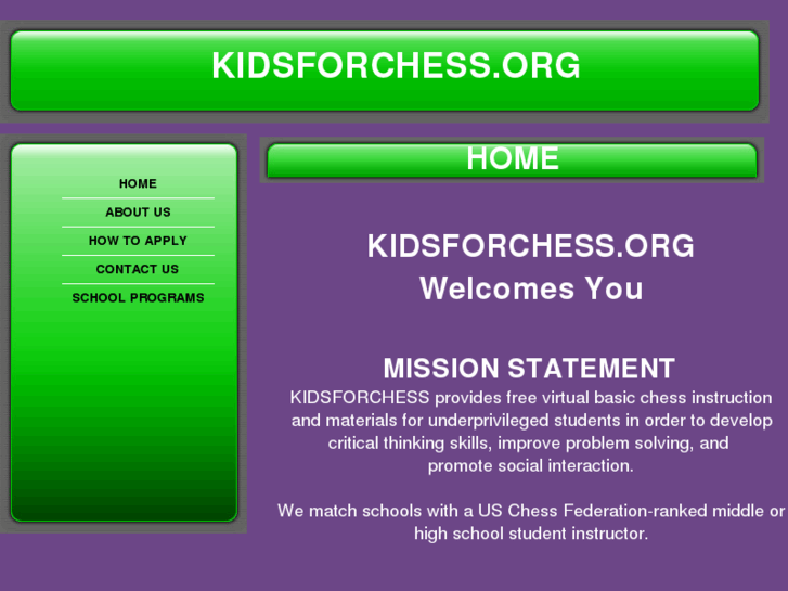 www.kidsforchess.org