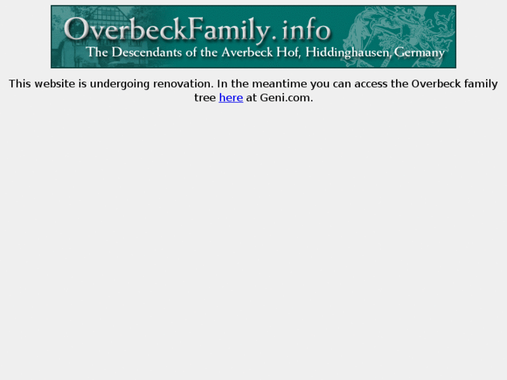 www.overbeckfamily.info