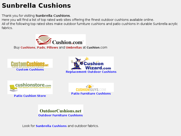 www.sunbrella-cushions.com