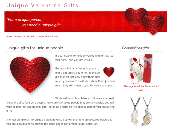 www.unique-valentine-gifts.com