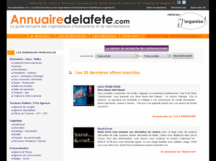 www.annuairedelafete.com