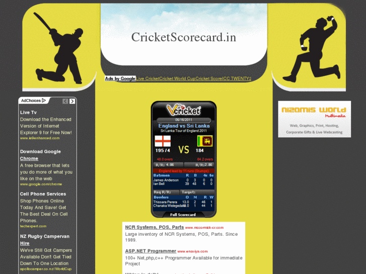 www.cricketscorecard.in