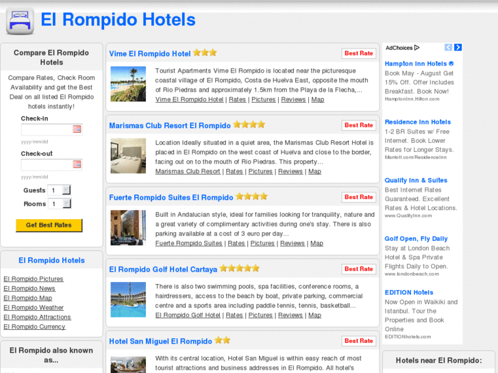 www.elrompidohotels.com