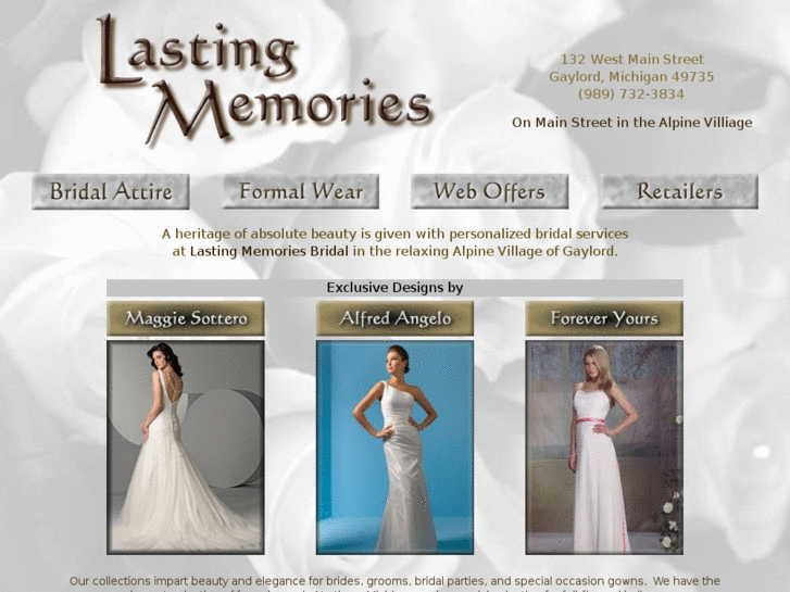 www.lastingmemoriesbridal.com