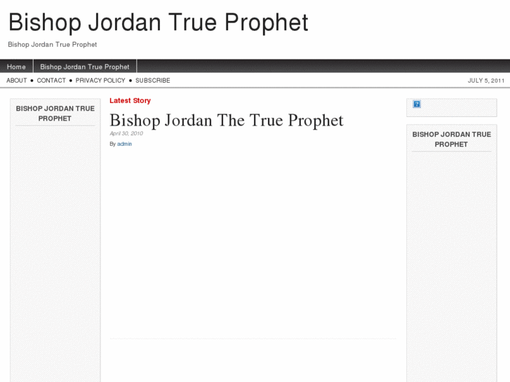 www.bishopjordantrueprophet.com