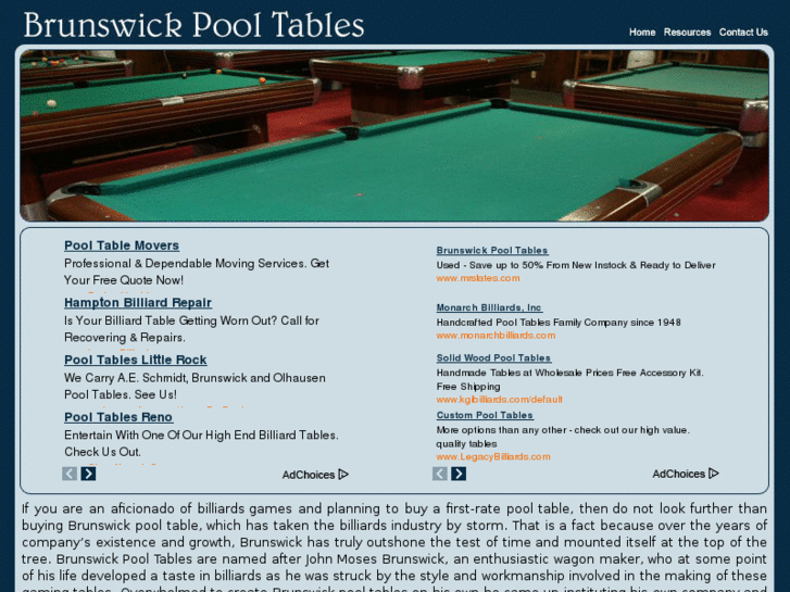 www.brunswickpooltables.net