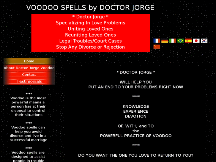 www.doctorjorgevoodoo.com