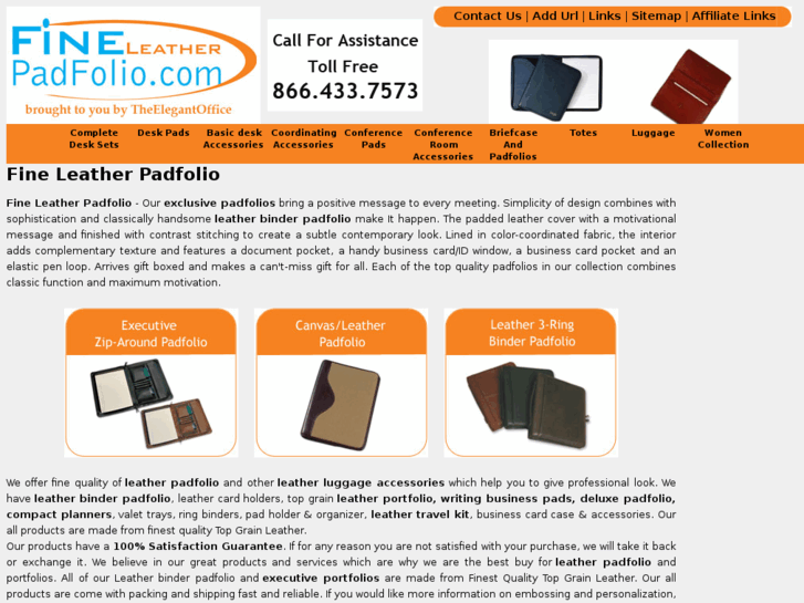 www.fineleatherpadfolio.com