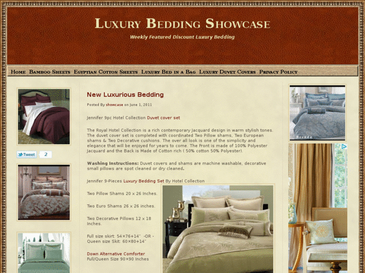 www.luxurybeddingshowcase.com