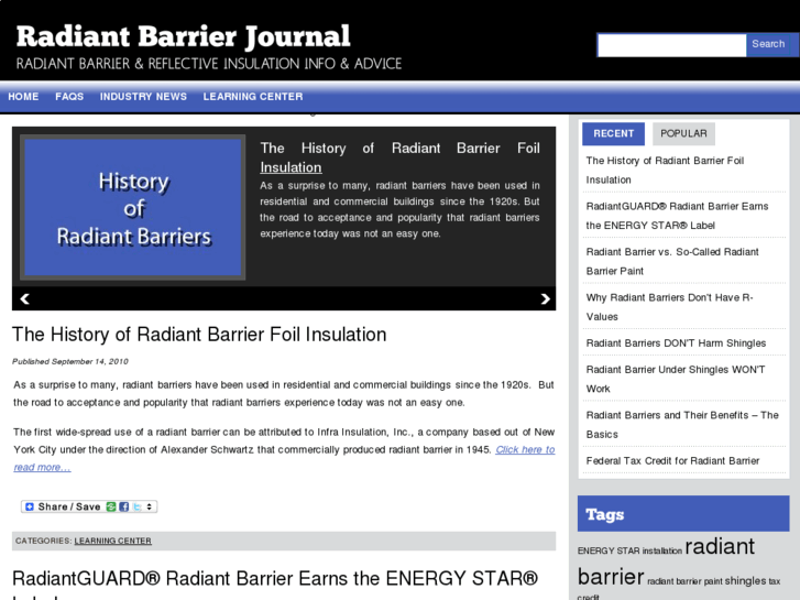 www.radiant-barrier-journal.com