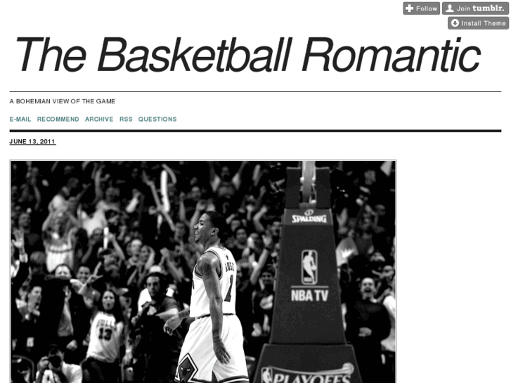 www.thebasketballromantic.net