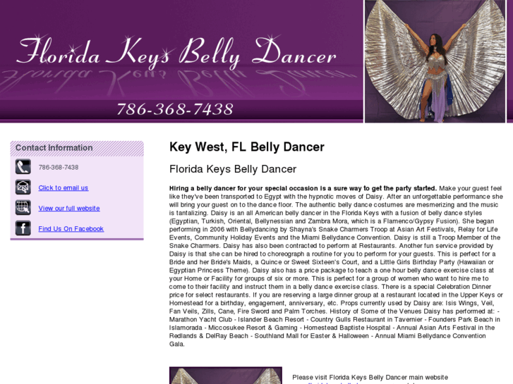 www.bellydancerfloridakeys.com