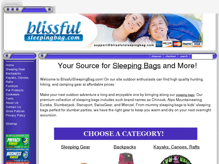 www.blissfulsleepingbag.com