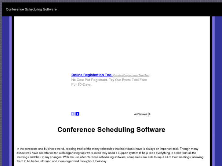 www.conferenceschedulingsoftware.com