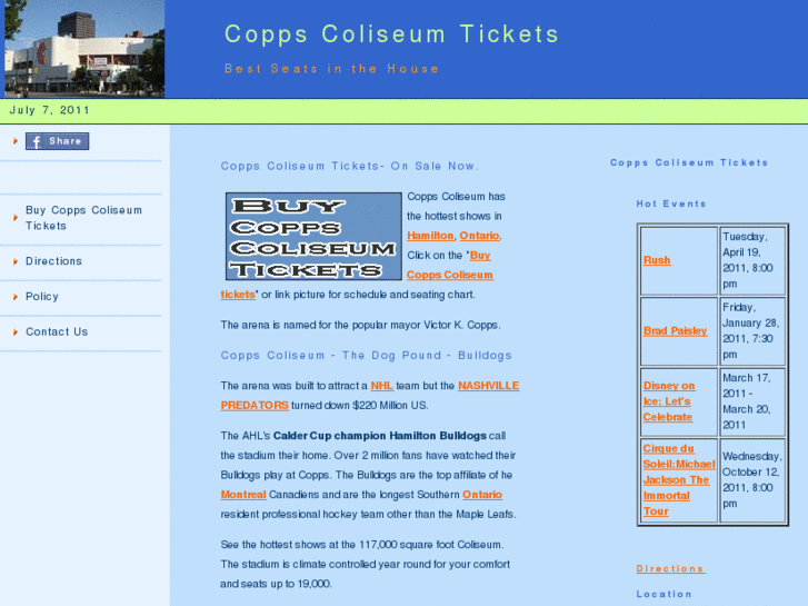 www.coppscoliseumtickets.com