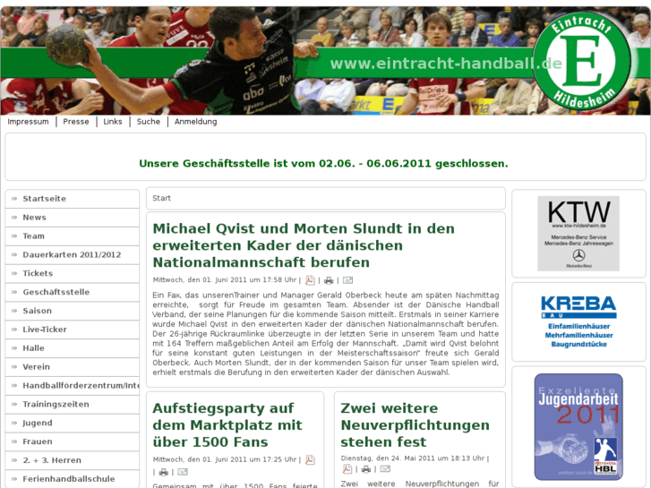 www.eintracht-handball.de