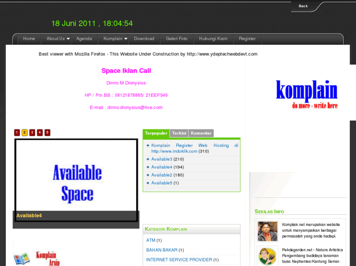 www.komplain.net