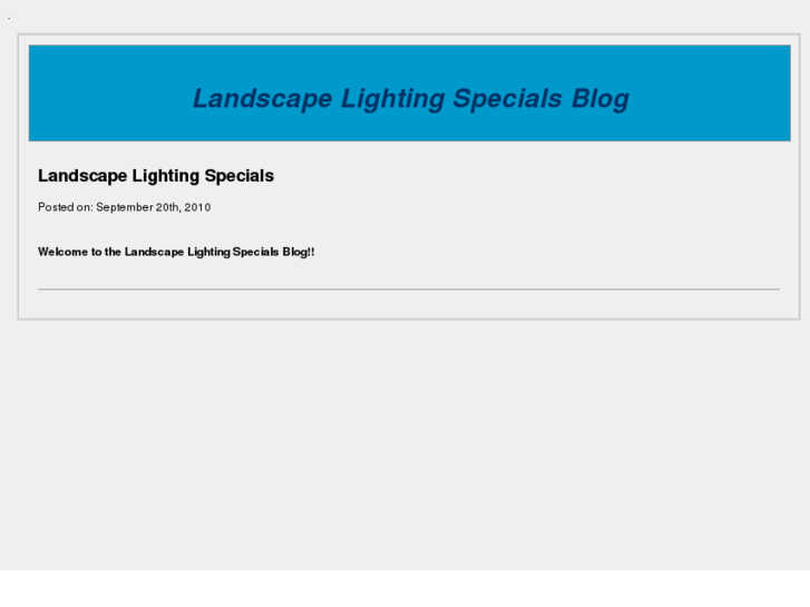 www.landscapelighting-specials.com