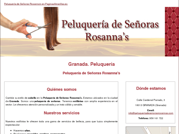 www.peluqueriadesenorasrosannas.com