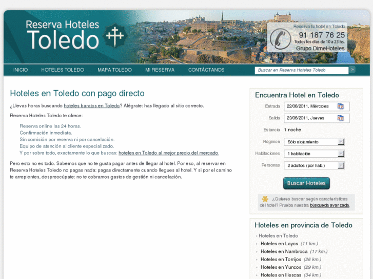 www.reservahotelestoledo.com