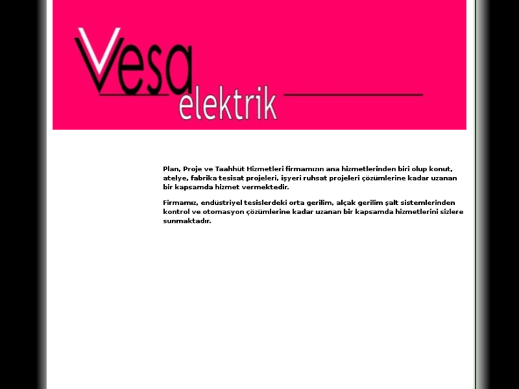 www.vesaelektrik.com