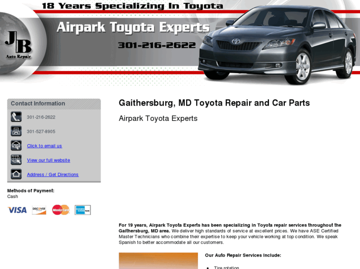 www.airparktoyotaexpertsmd.com