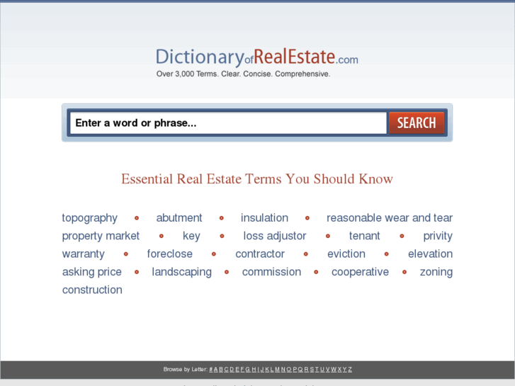 www.dictionaryofrealestate.com