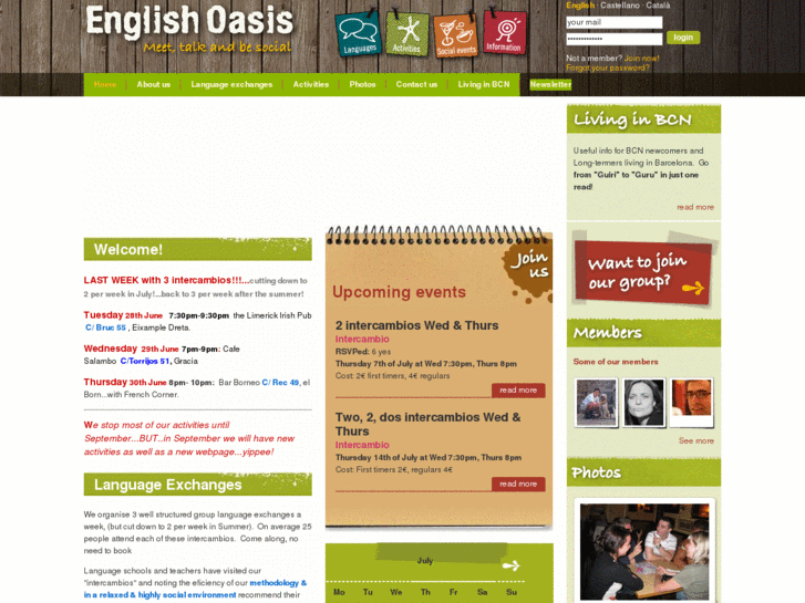 www.englishoasiscafe.com